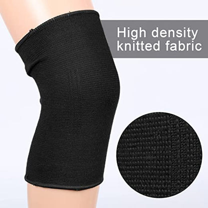 Knee Compression Sleeve For Women Men, Knee Braces for Knee Pain, Running Knee Brace, Knee Support For Knee Joint Pain (Black)